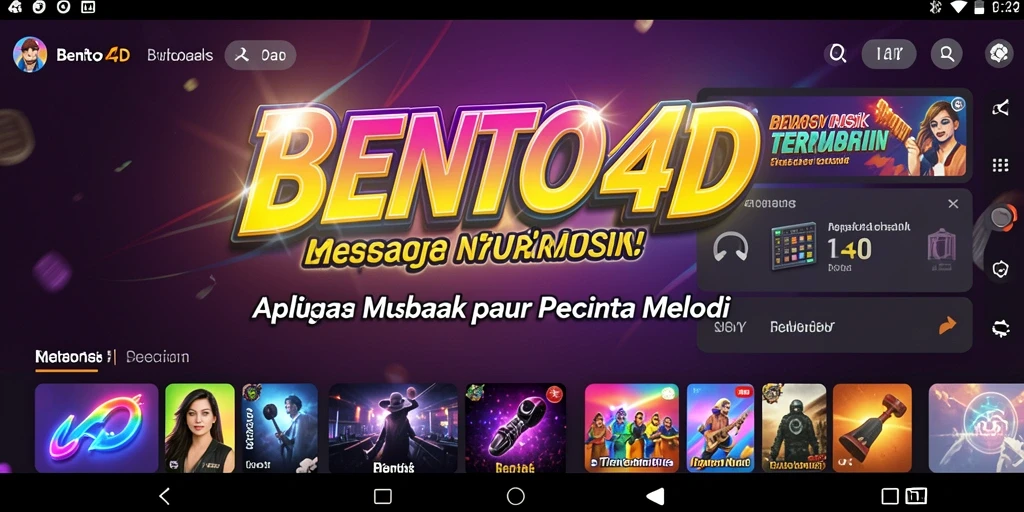 Screenshot BENTO4D menampilkan gameplay musik yang seru dan interaktif.