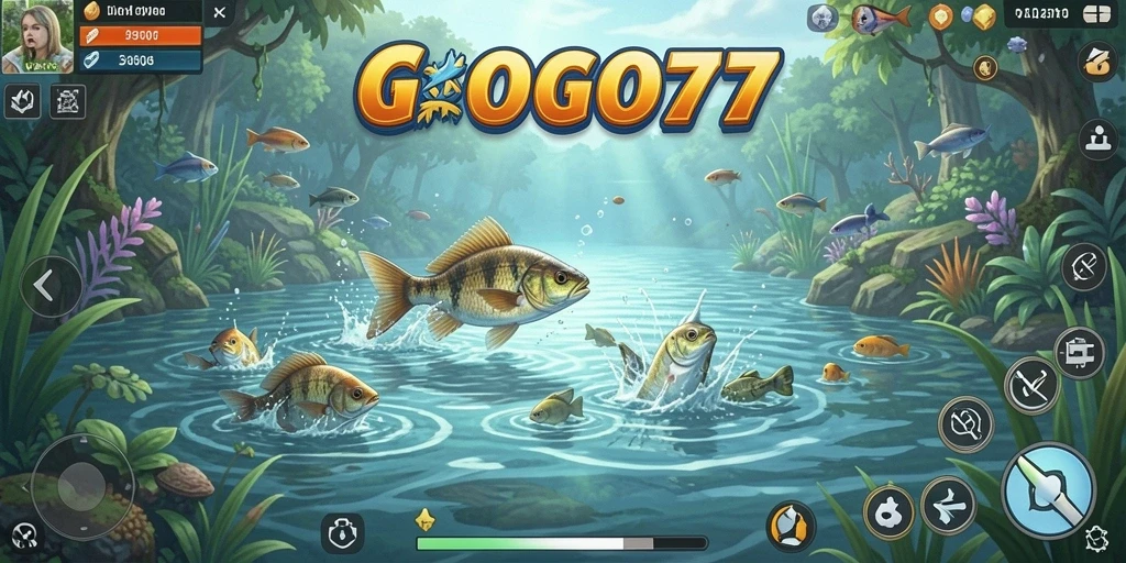 Gameplay GOGO77 yang menampilkan pengalaman memancing yang mendebarkan.
