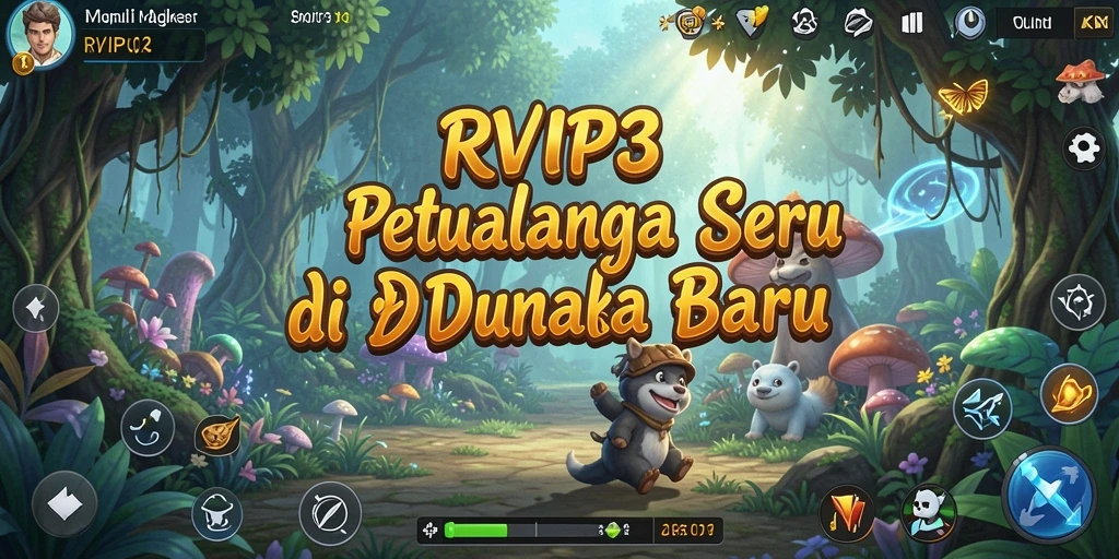 Screenshot gameplay RVIP3 menampilkan aksi petualangan yang seru dan mendebarkan.