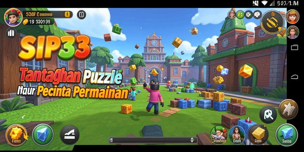 Screenshot gameplay SIP33 menunjukkan teka-teki yang menantang dan menarik.