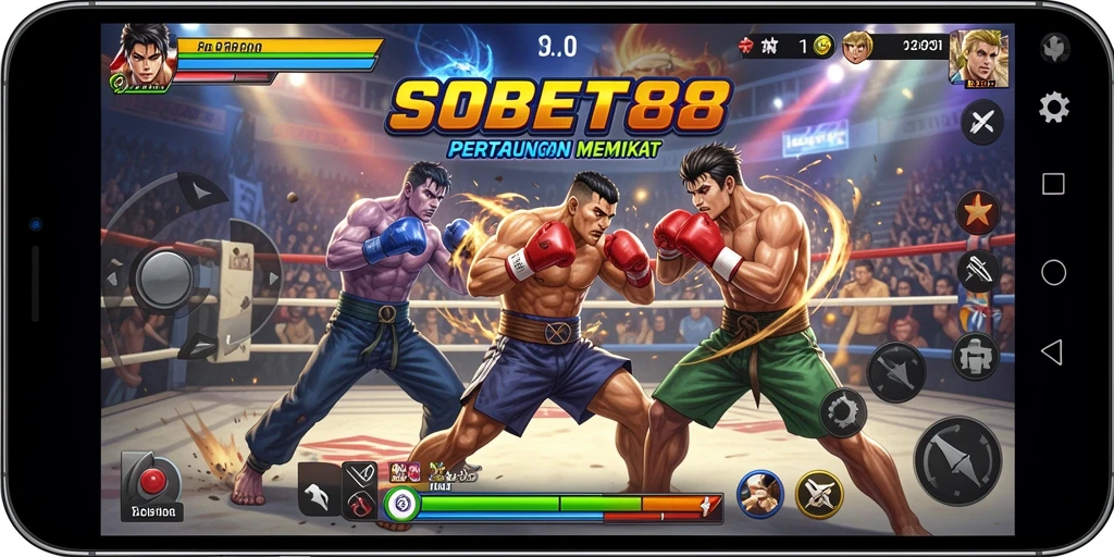 Tampilan gameplay SOBET88 yang penuh aksi dan seru.